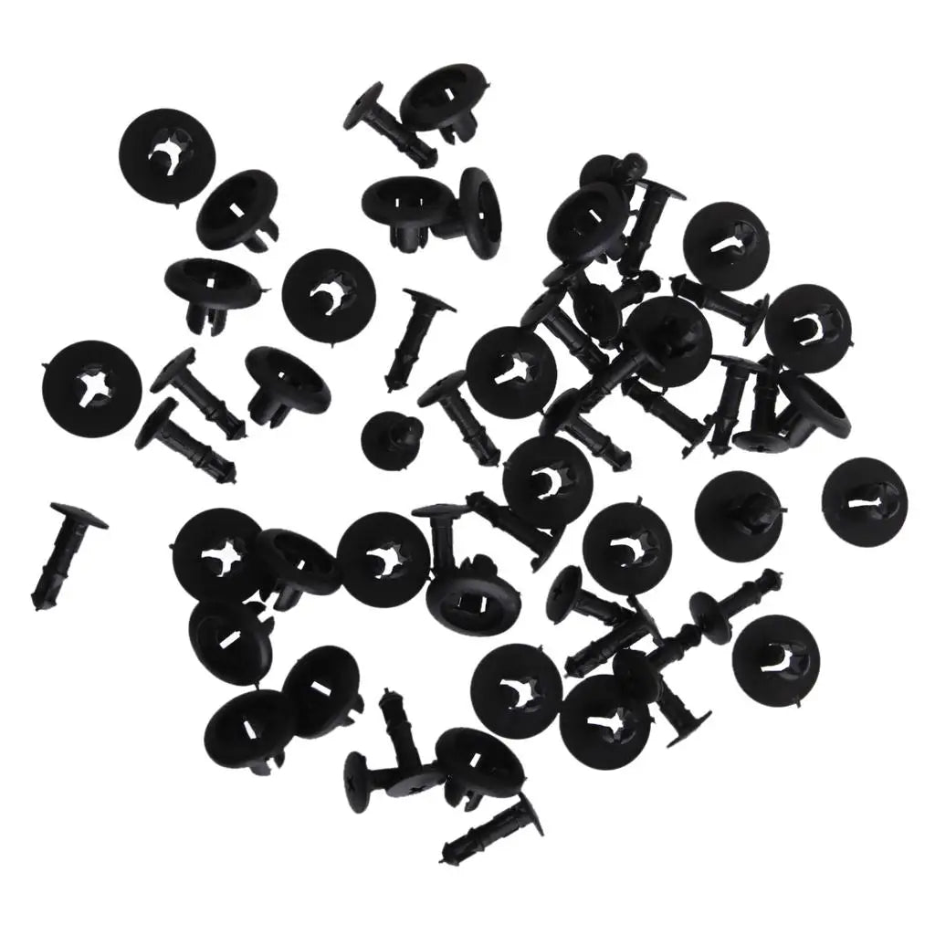 Trim Clips Push Type Plastic Rivet Screw Fasteners Kit for Mazda 3 Protege BC1D- for Mazda BC1D - Automotive LED Light