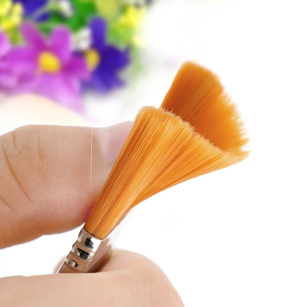 Wood Handles Watercolor Paint Drawing Nylon Oil Paint Brush 4Pcs/Set Hair Painting Brush Acrylic - Automotive LED Light