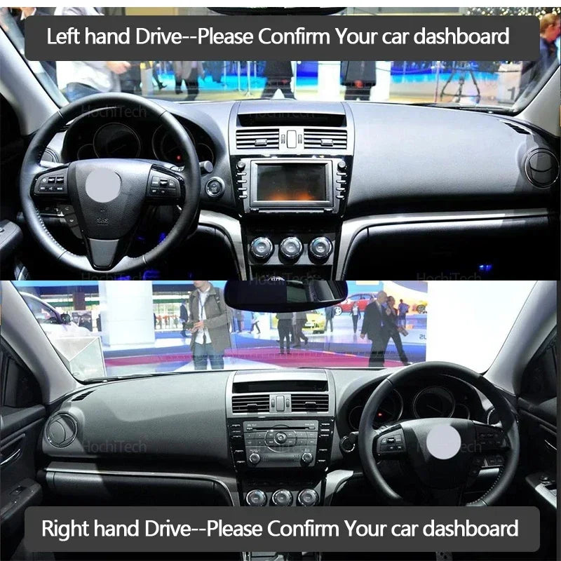Anti-Slip Dashboard Cover Protective Pad Car Accessories Sunshade Carpet for Maz for Mazda 2008-2013 - Automotive LED Li