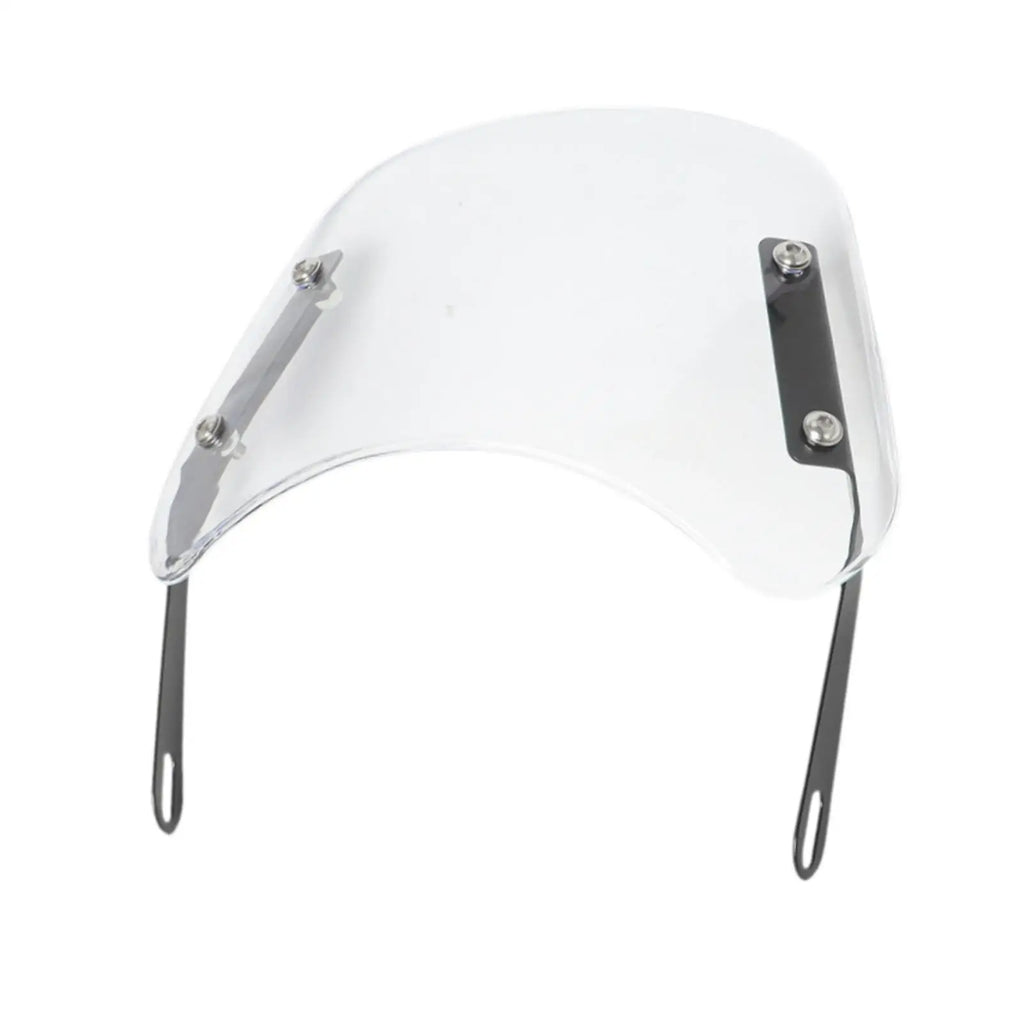 Motorcycle Windshield Easy Installation Lightweight Front Flyscreen Wind Deflector for E Scooter - LED Motorcycle Light