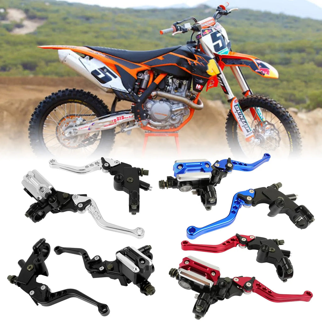 Universal 7/8 Inch 22 mm Handlebar Brake Lever Motorcycle CNC Brake Lever Clutch Lever Set for H - Automotive LED Light