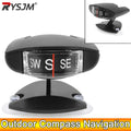 AD Navigation Compass Adjustable Suction Cups Ornament Vehicle Mounted Accessories Auto Compass  - Automotive LED Light