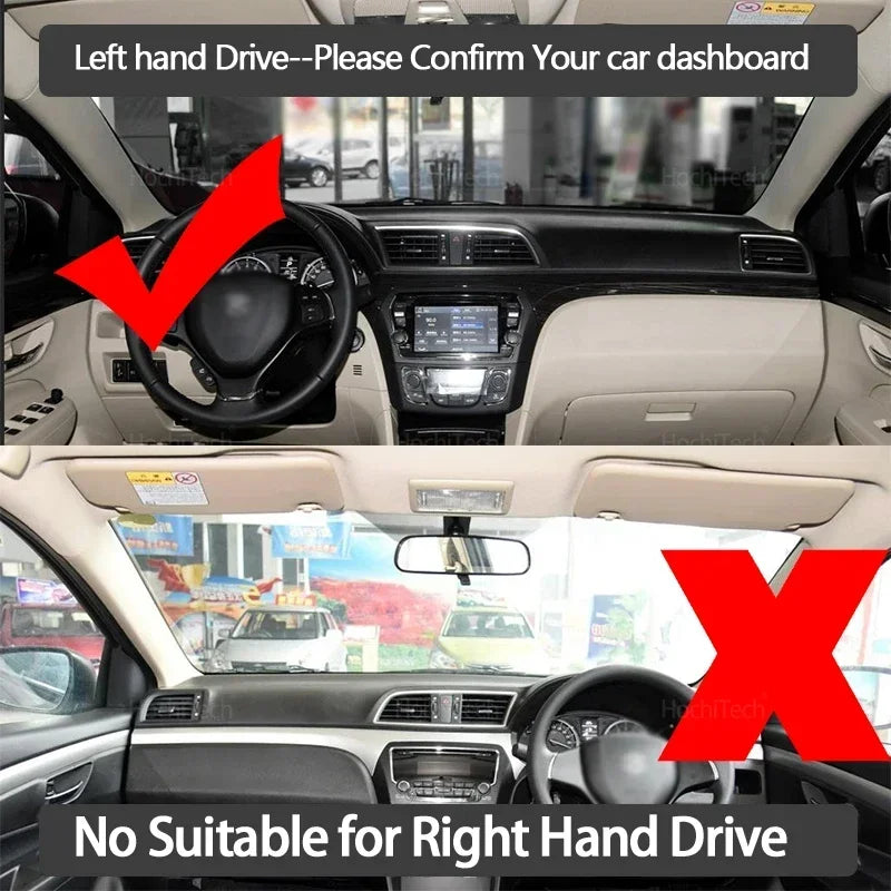 Anti-Slip Dashboard Cover Protective Pad Car Accessories Sunshade Carpet for Suzuki Ciaz 2014 20 - Automotive LED Light