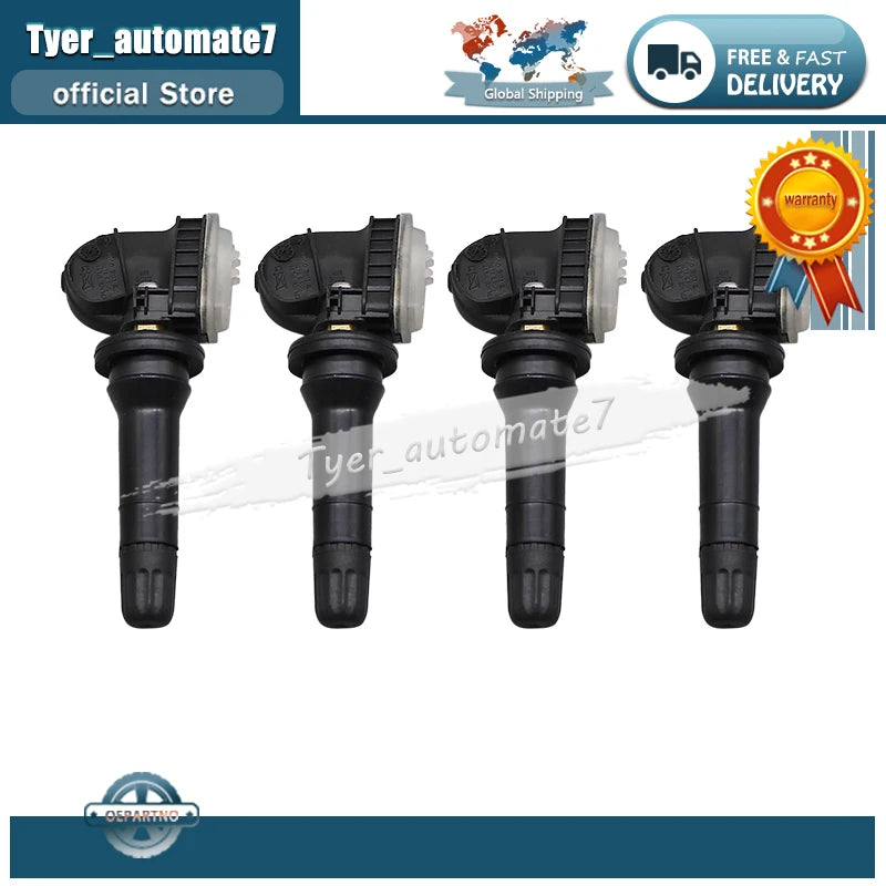 Set of (4) TPMS 3641100XKR02A 433MHz Tire Pressure Sensor for Great Wall Hover H for Great Wall F7X F7 H6 - Automotive L