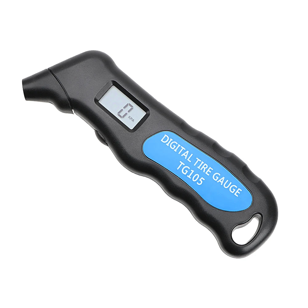 0-100Psi / 0-7Bar Tyre Pressure Meter Motorcycle Tire Test Gauge Tester TPMS Digital Manometer B - Automotive LED Light