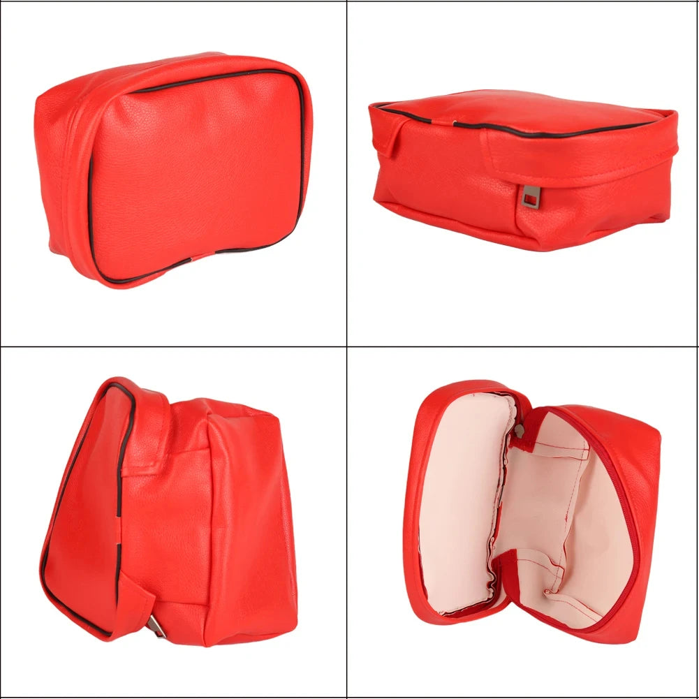 Off Road Motorcycle Rear Tool Bag Tail Kit Storage PU Leather Waterproof Durable For Honda CRF15 - Automotive LED Light