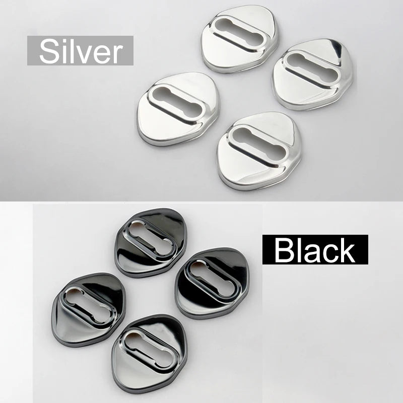 4PCS Car Door Lock Protect Cover Anti Rust For Mazda CX5 CX30 CX50 CX60 BT50 201 for Mazda CX60 BT50 CX30 - Automotive L