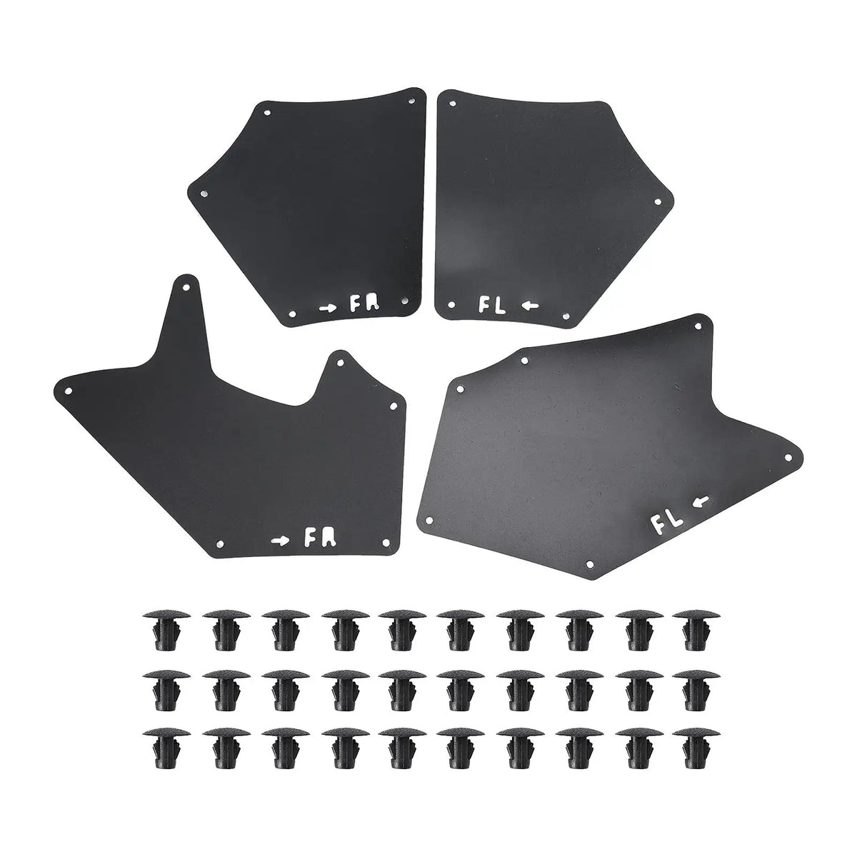 4x Mud Flaps Fender Liner Replacement Mudflaps for Toyota for tundra 2008-2021 P for Toyota 2008-2021 - Automotive LED L