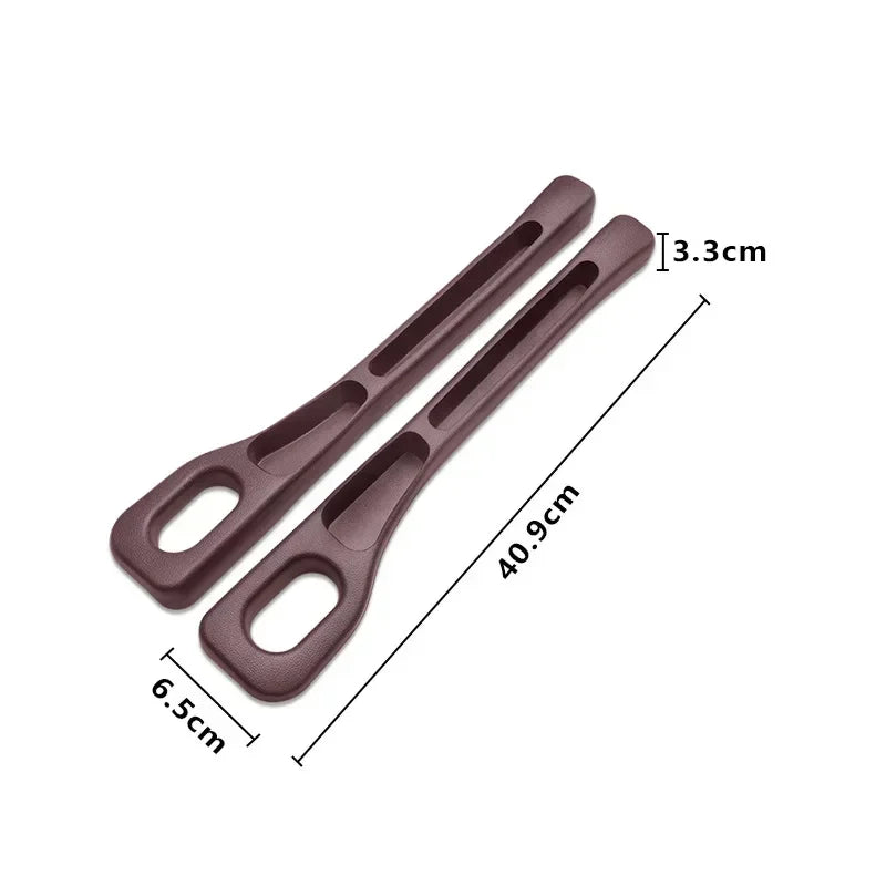 2Pcs Car Seat Gap Filler Organizer PU Waterproof Universal Car Seat Gap Anti-leak Stopper Strip  - Automotive LED Light