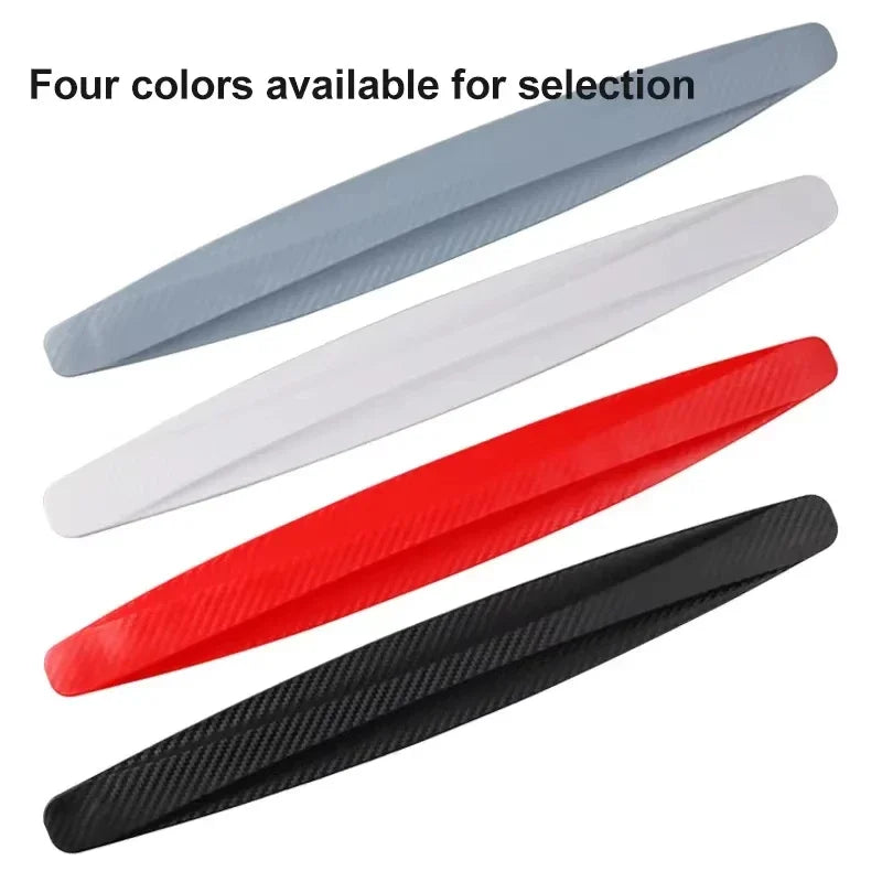 2pcs Car Bumper Protector Strip Guard Corner Protection Strips Scratch Protector Crash Anti Coll - Automotive LED Light