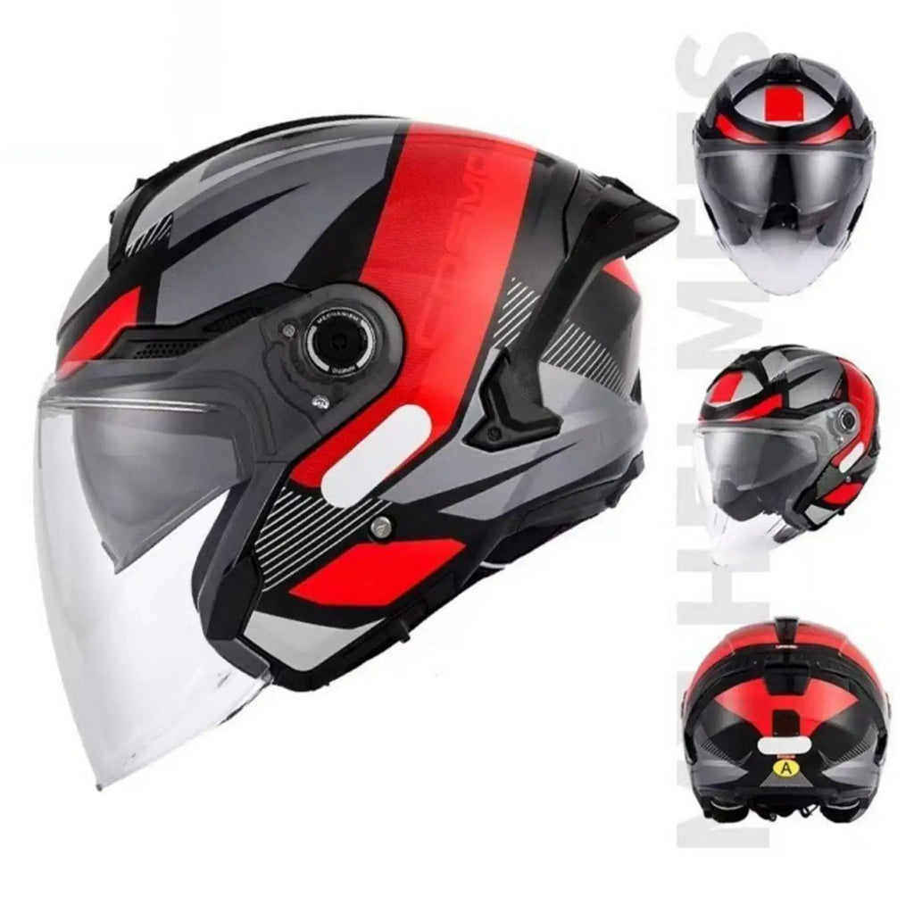 2 Pieces Helmet Visors Shield Base Practical Premium Easy to Install Left and Right Accessories  - Automotive LED Light