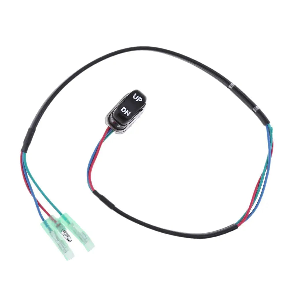 4 Stroke Outboard Motor Trim Switch for Yamaha 703-82563 Plastic Assembly Marine Engine Remote C - Automotive LED Light