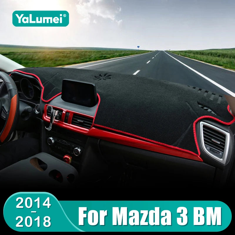 For Mazda 3 BM BN Axela 2014 2015 2016 2017 2018 Car Dashboard Cover Sun Shade Avoid Light Mat I - Automotive LED Light