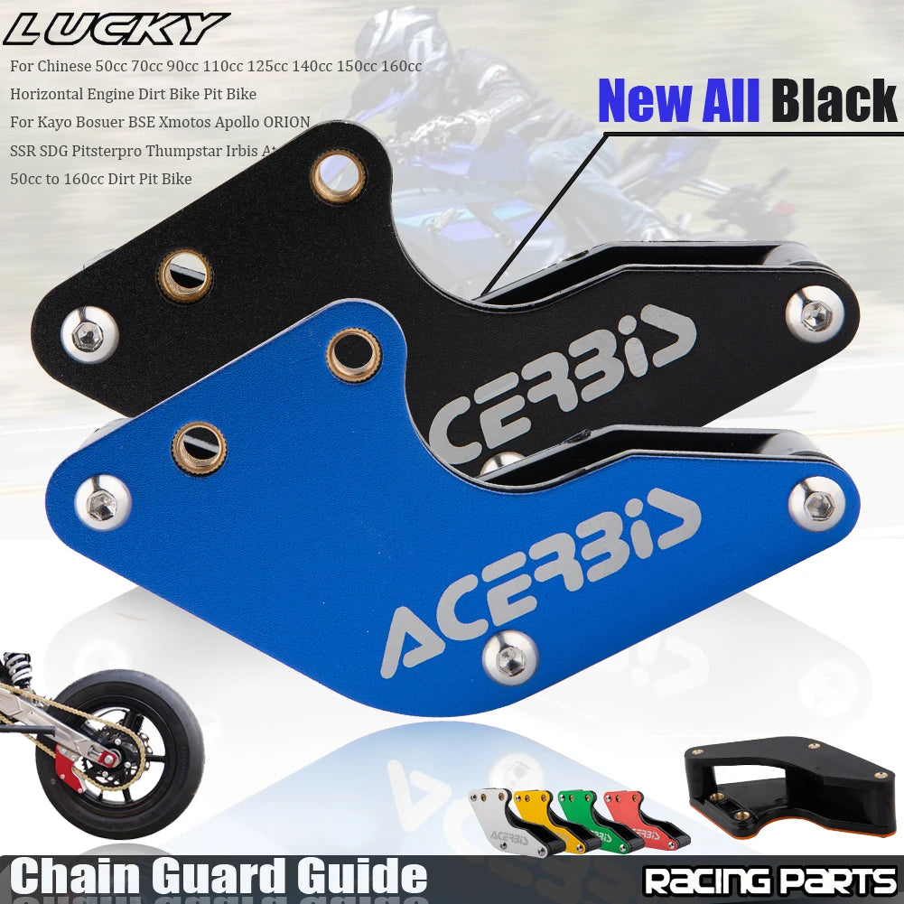 Motorcycle CNC Chain Guard Guide For IRBIS BSE KAYO SSR TTR XR CRF KLX 50 70 90 110 125 140 150  - Automotive LED Light