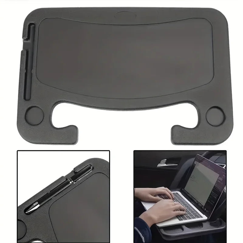 Car Steering Wheel Multifunctional Tray Table Steering Wheel Storage Rack Storage Board Card Tab - Automotive LED Light