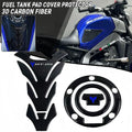 3D Carbon Fiber Motorcycle Fuel Tank Pad Cover Protector Decal Stickers For YAMAHA MT09 MT-09 mt - Automotive LED Light