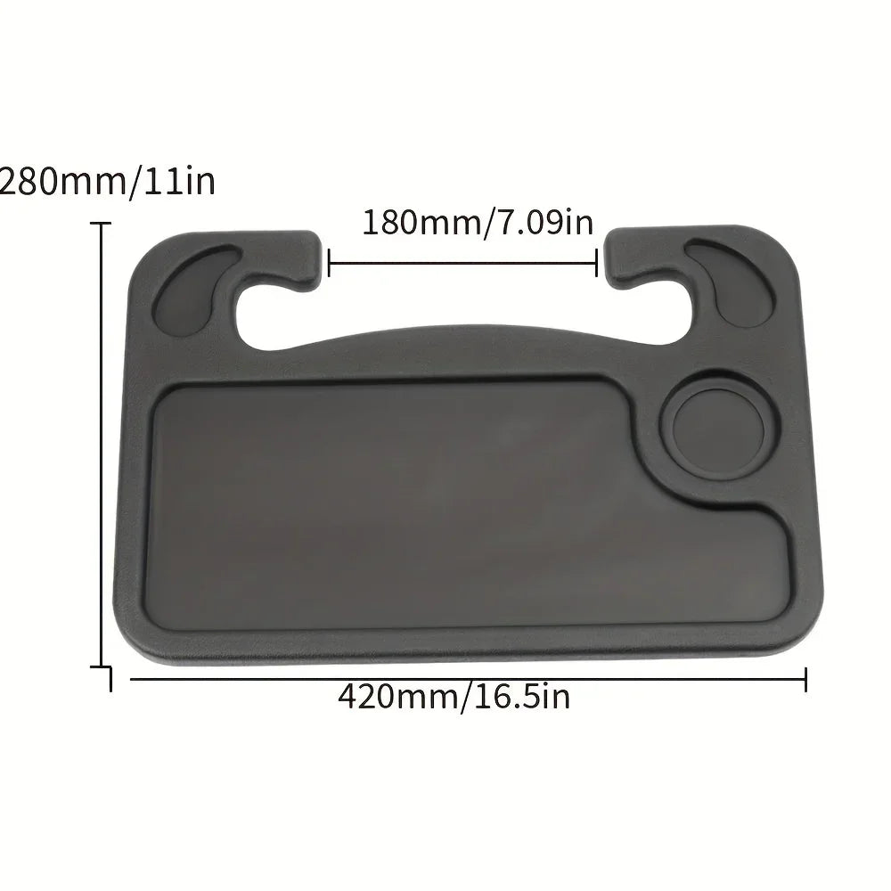 Car Steering Wheel Multifunctional Tray Table Steering Wheel Storage Rack Storage Board Card Tab - Automotive LED Light