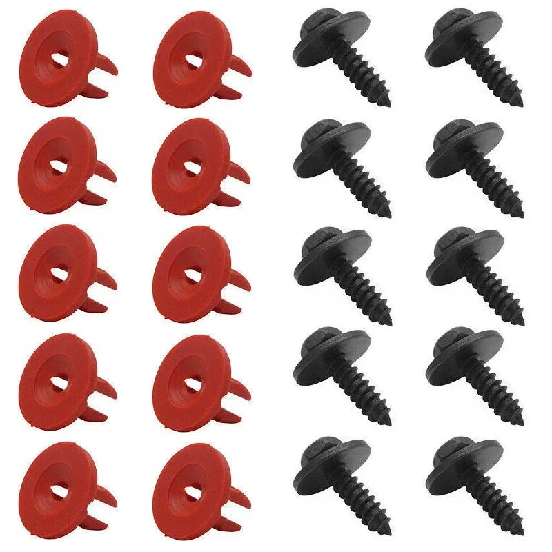 20PCS Engine Undertray Cover Clips Screws For Volvo V50 C30 For Jaguar For Ford Focus Ii 04-11 C - Automotive LED Light