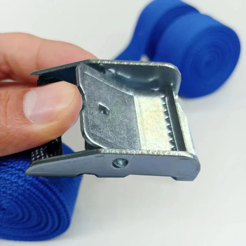 3pcs 2M Buckle Tie-Down Belt cargo straps for Car motorcycle bike With Metal Buckle Tow Rope Str - Automotive LED Light