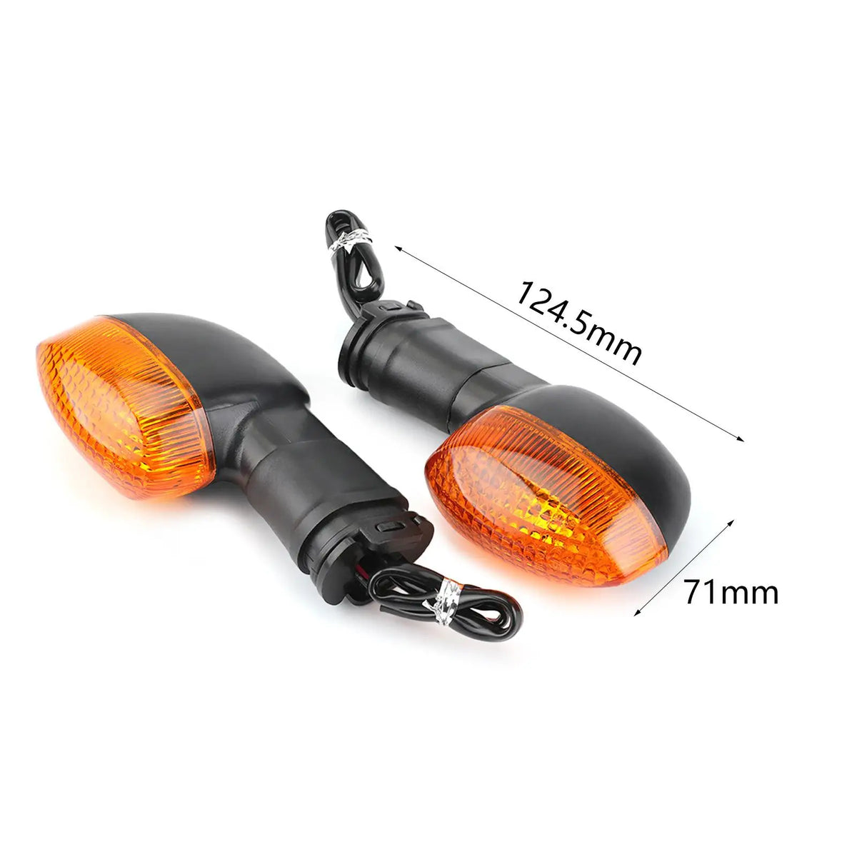 2x Turn Signal Light Indicator Spare Parts Easy to Install Motorcycle Blinker In for MT07 XJ6 R6 - LED Motorcycle Light