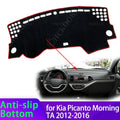 For Kia Picanto Morning TA 2012 2013 2014 2015 2016 High Quality Dashboard Mat Dashmat Cover Pad - Automotive LED Light