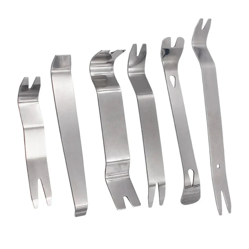 Car Inner Removal Tool 6pcs Kit Auto Car Radio Door Clip Panel Audio Removal Installer Pry Tool  - Automotive LED Light
