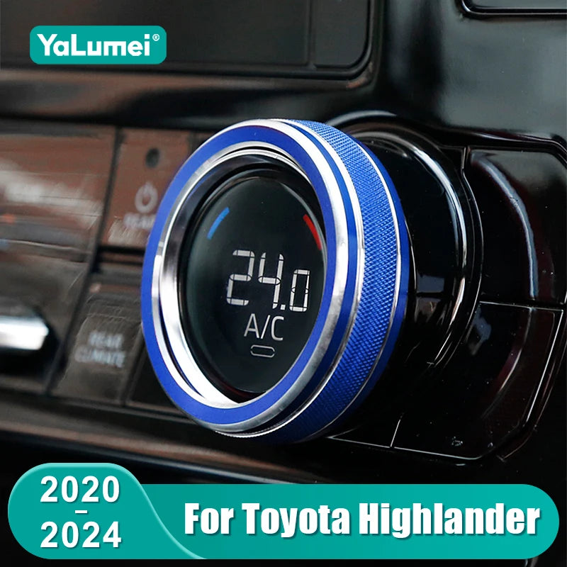 For Toyota Highlander XU70 Kluger 2020 2021 2022 2023 2024 Car Air Condition Swi for Toyota XU70 - Automotive LED Light