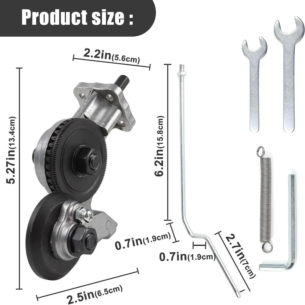 Free Cutting Tool Electric Drill Shears Plate Cutter Metal Nibbler Drill Attachment Double Heade - Automotive LED Light