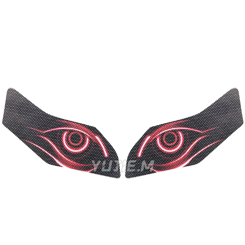 For Benelli TRK502 TRK502X Motorcycle accessories Front Fairing Headlight Guard Sticker Head lig - LED Motorcycle Light