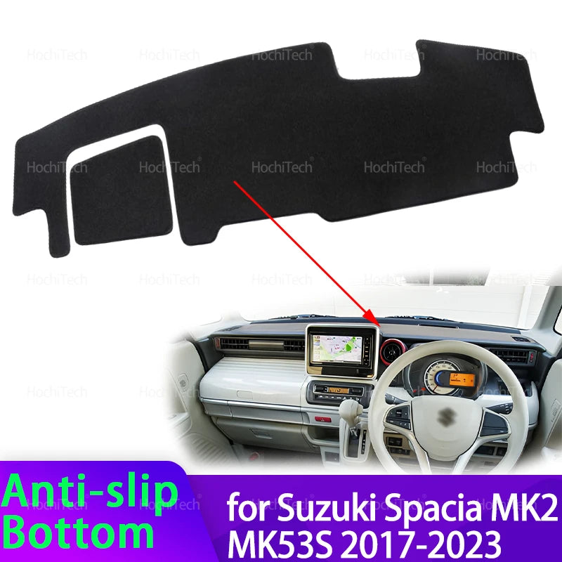 For Suzuki Spacia MK2 MK53S 2017-2023 Dashboard Cover Board Anti-Slip Mat Protec for Suzuki MK53S MK2 2017-2023 - Automo