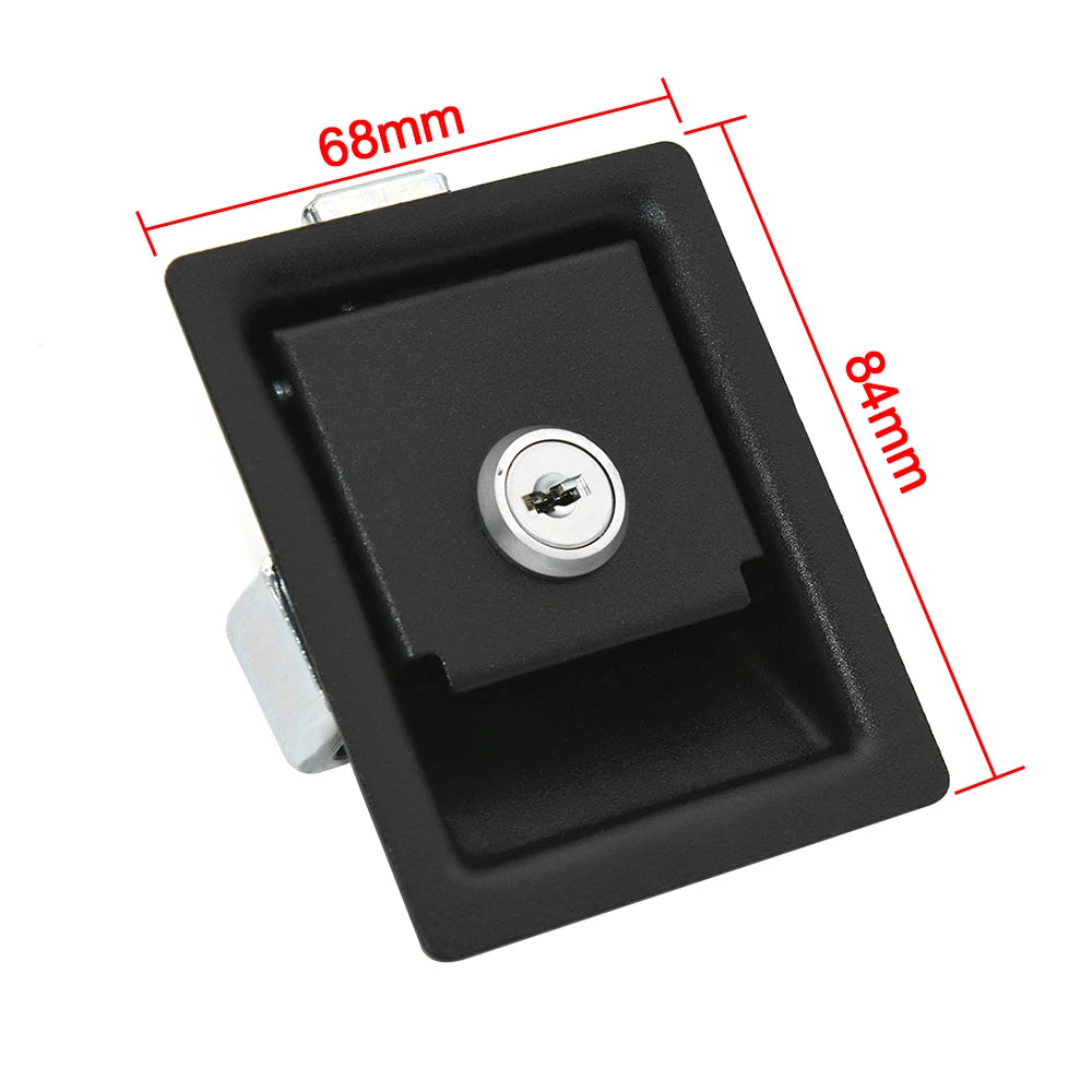 Universal RV Paddle Entry Door Lock Handle Door Latches Cabinet Distribution Box Rv Flat Lock Fo - Automotive LED Light