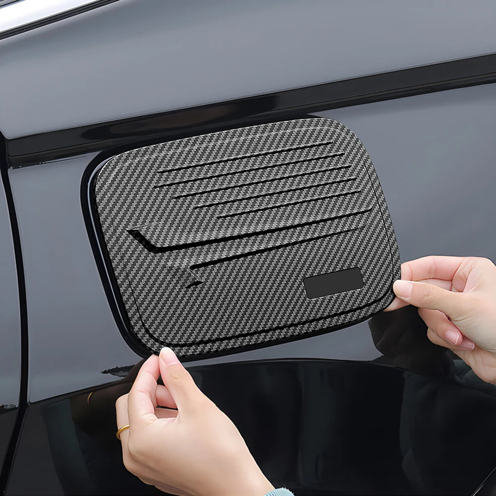 For Honda CRV 2023 2024 2025 CR-V 6th Gen Hybrid ABS Carbon Fuel Tank Cover Oil Cap Trim Sticker - Automotive LED Light