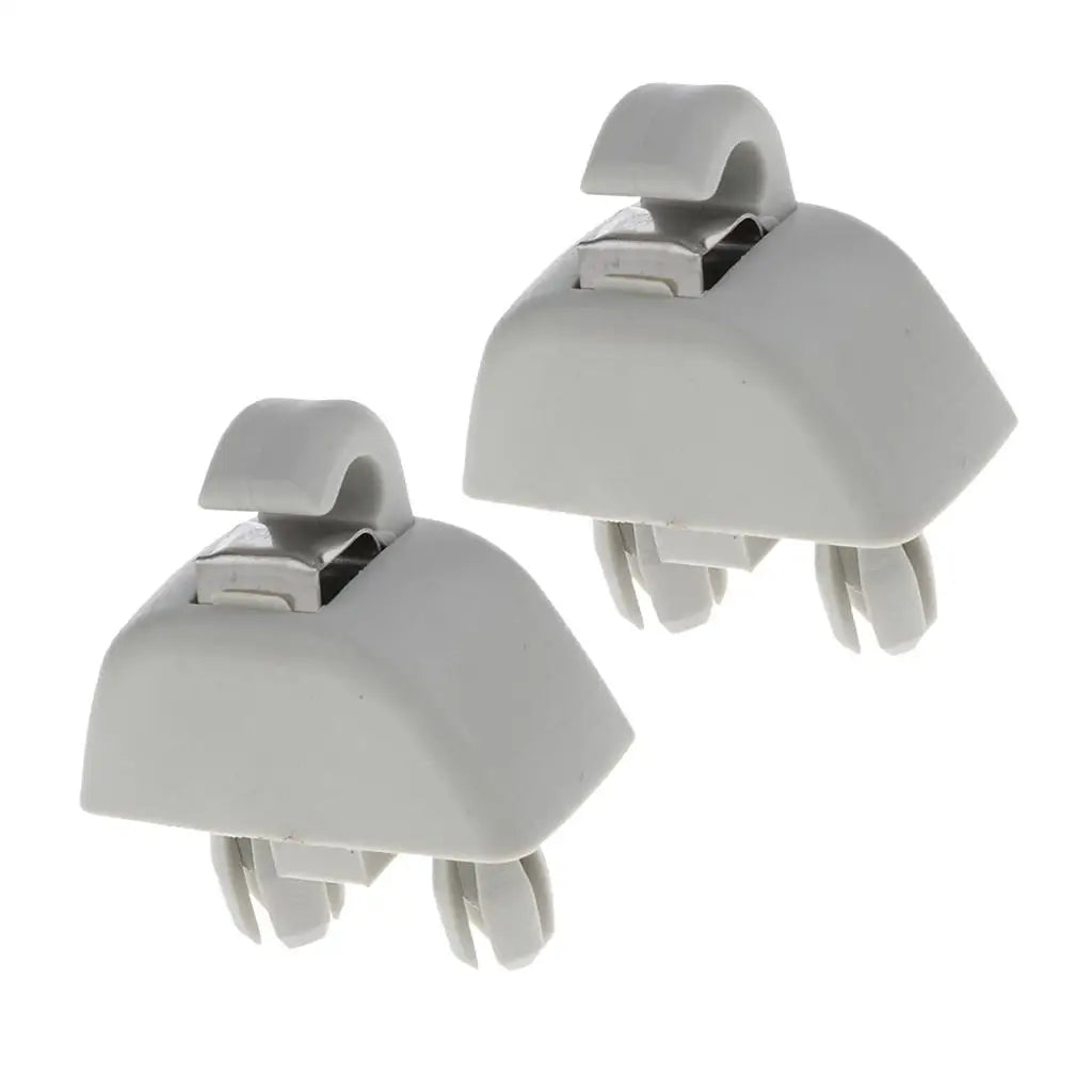 2 Pieces Inner Sun Visor Hook Clips for Audi A6 C6 for VW Passat Stable Characte for Audi C6 A6 - Automotive LED Light