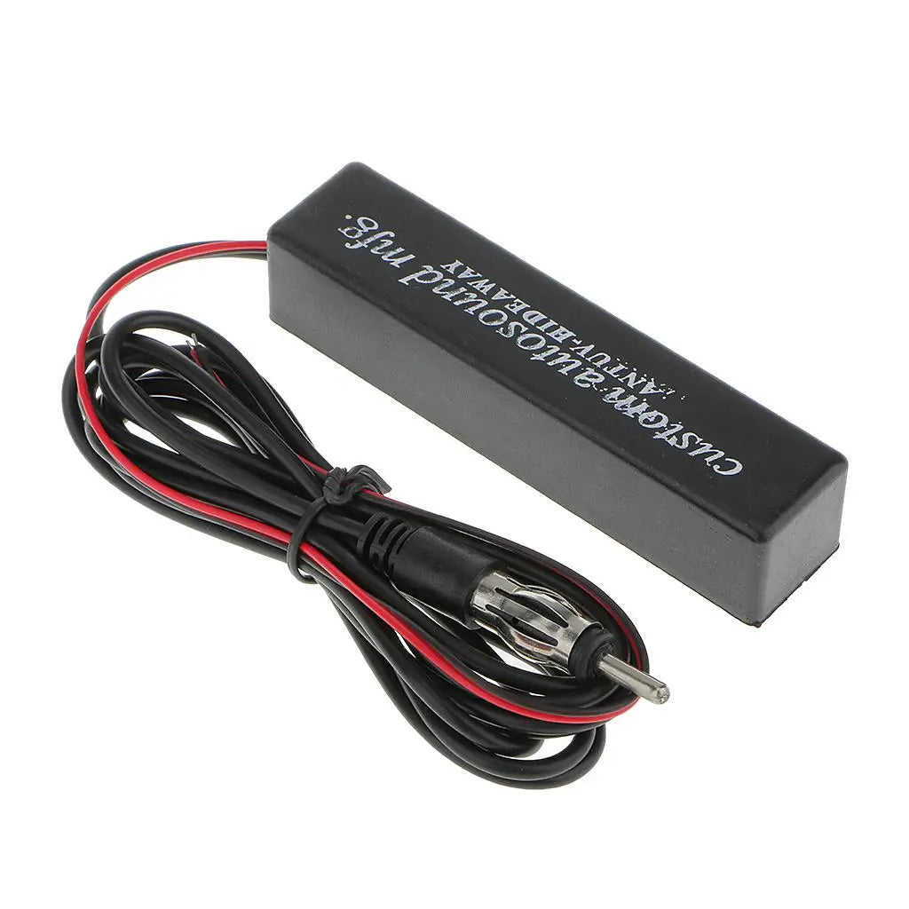 Car Vehicel Hidden Antenna Radio FM Signal Reception Amplifier Amp Booster Hidden amplified ante - Automotive LED Light