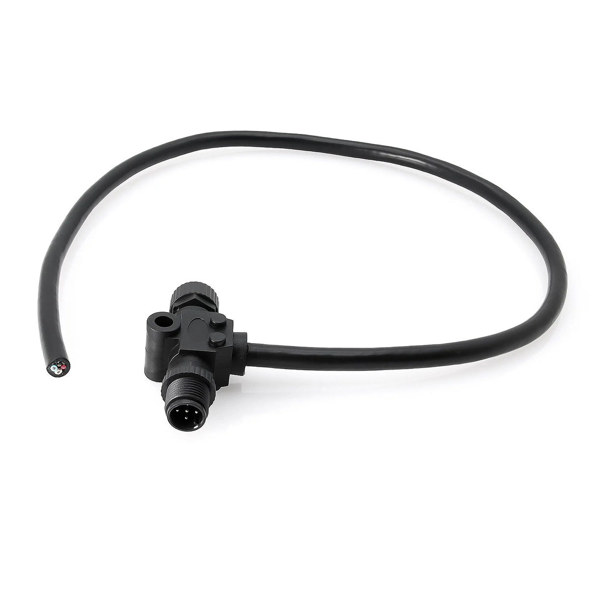 1 PC M12 Sensor Connector Cable WIth Double Head T-type NMEA2000 Adapter Connector Waterproof NM - Automotive LED Light