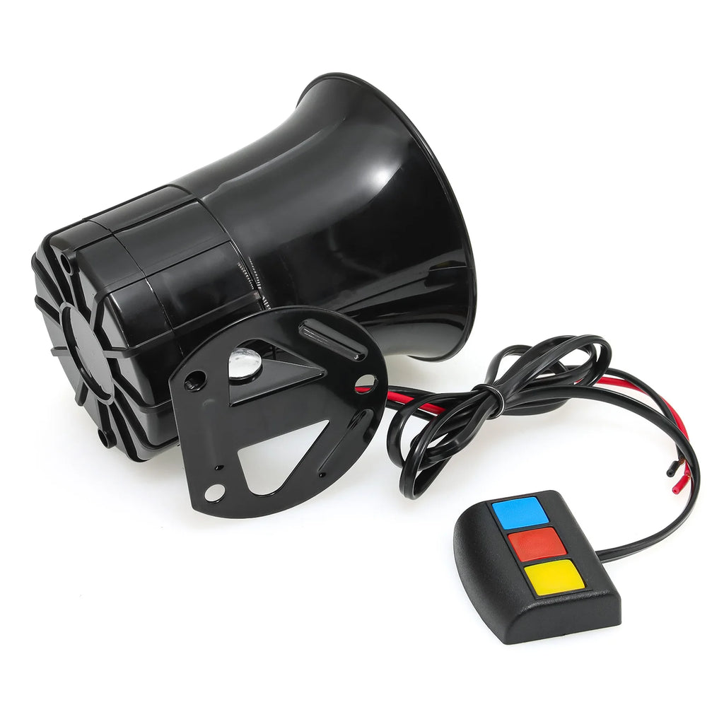 115dB Motorcycle 3 sounds horn 12V DC Auto 3 tone Car horn Motorcycle 3 voice Horn Siren Loud Sp - Automotive LED Light
