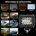 12V 60W LED Bar Offroad Spot Flood Combo LED Light Bar Work Light For Truck Car SUV ATV UTV 4WD  - LED Motorcycle Light