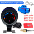 AD 45~120 ℃ Water Temperature Gauge Car Digital LCD Water Temp Meter With 10mm Temperature Senso - Automotive LED Light