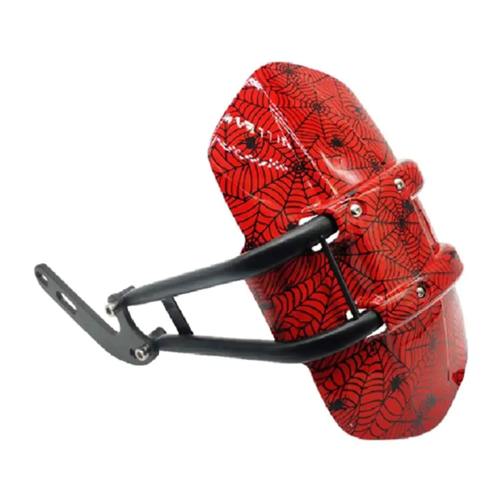 Motorcycle Rear Mudguard Protection Protector CNC Aluminum Alloy Adjustable Rear Wheel Cover Mud - Automotive LED Light