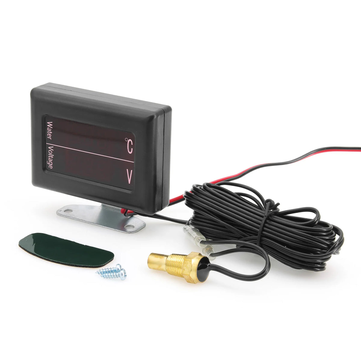2 in 1 Dual LED Digital Gauge Auto Car Water Temperature Voltmeter Ammeter Volt Meter Universal  - Automotive LED Light
