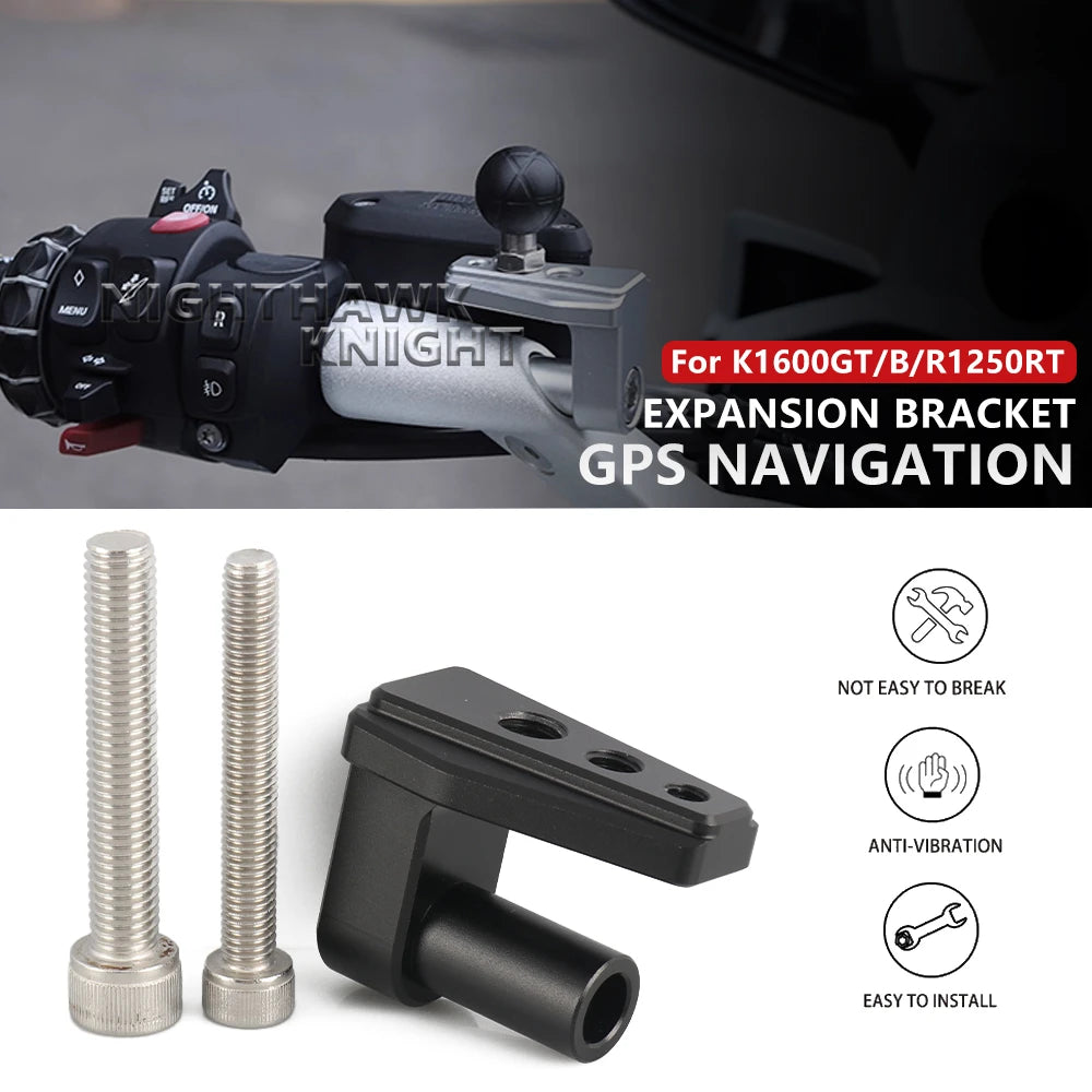 For BMW R 1250 RT R1250RT K1600GT K 1600GTL Handlebar Bracket Extension Rod Support Mobile Phone - Automotive LED Light