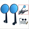 Electric Car Rearview Mirror Upgrade Kit for Yadi Aima Xiao Niu with 9 Mirror Holes, Round Mirro - Automotive LED Light