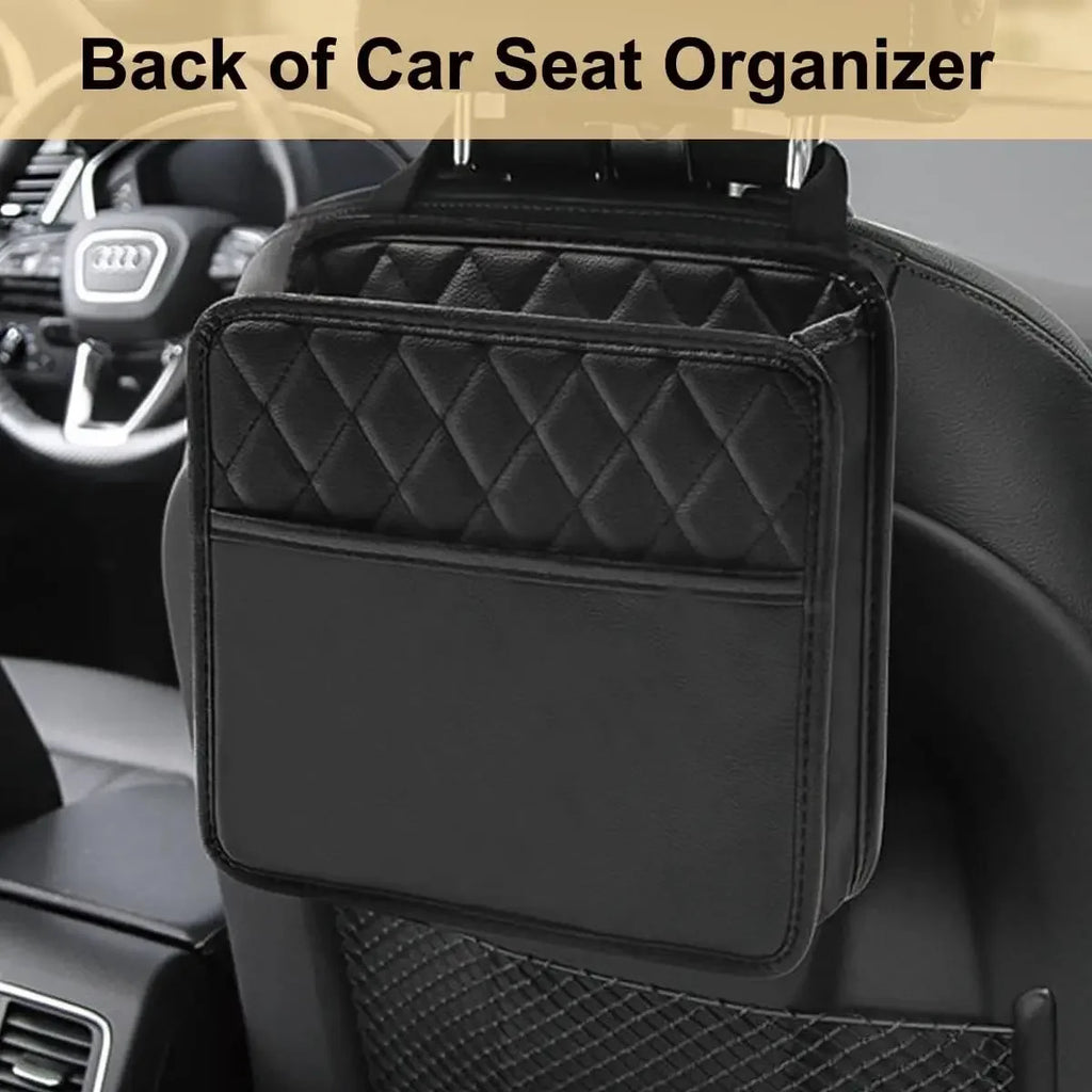 Car Organizer Multi-functional Car Seat Storage Bag Waterproof Hanging Car Seat Organizer Garbag - Automotive LED Light