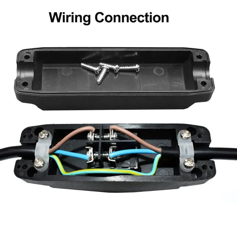 Car Inline Cord On Off Switch 30A 220V IP65 Waterproof Black Button Built In Light Indicator Aut - Automotive LED Light