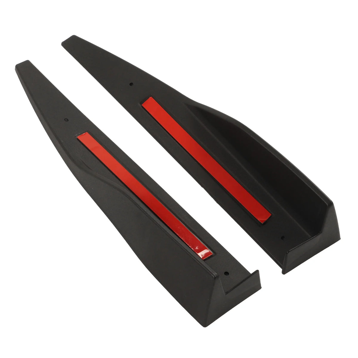 2Pcs Car Side Skirt Spoiler Left Right Wing Panel Body Kit Replacement for Ford Mustang Roush 20 - Automotive LED Light