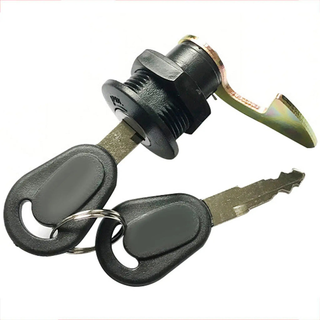 Motorcycle Rear Trunk Lock Key Set Quality Metal Weatherproof Storage Case Accessory for Electri - Automotive LED Light