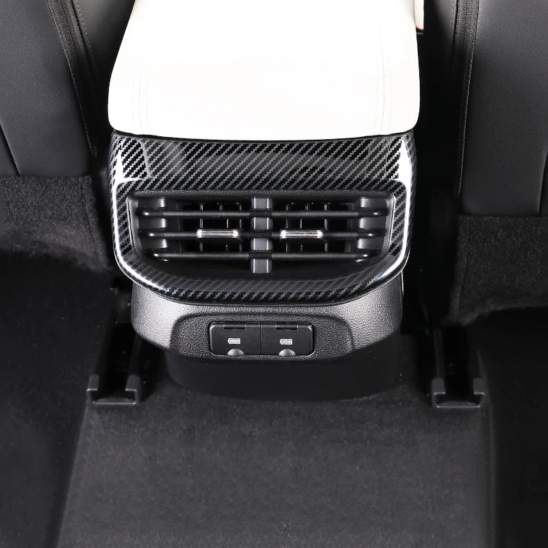 For Haval H6 3rd Gen GT 2021 2022 2023 2024 HEV PHEV Stainless Steel Car Rear Air Conditioning V - Automotive LED Light