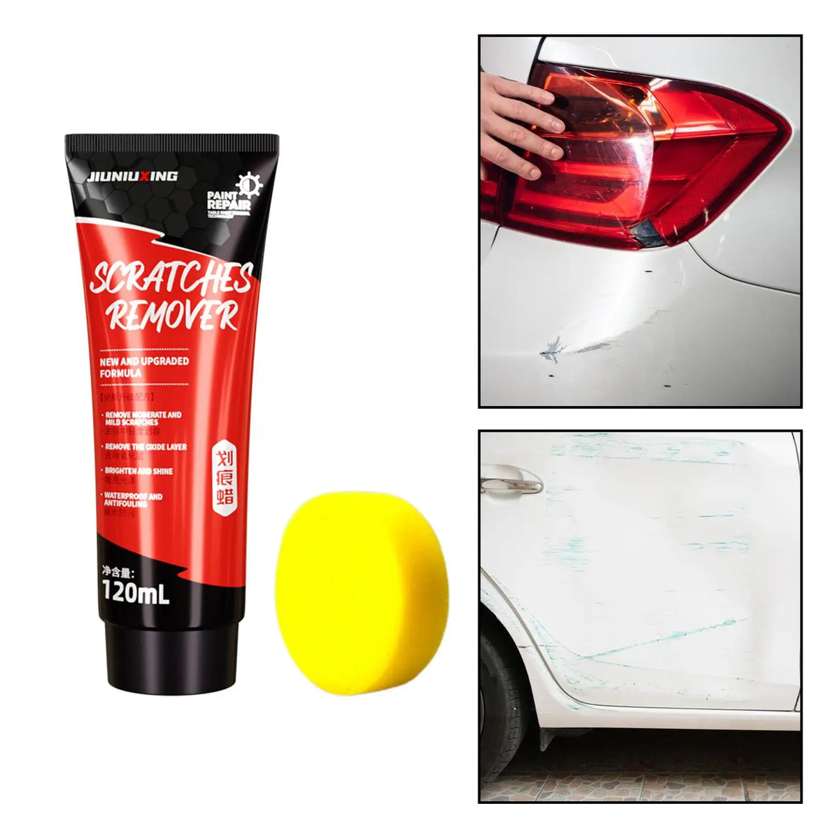 Car Scratch Repair Paste 120ml Paint Care Polishing Scratches Repairing Swirl Remover Coating Re - Automotive LED Light