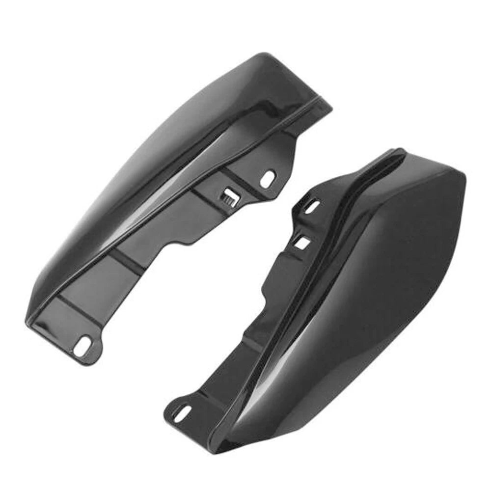 Gloss Black Mid‑Frame Air Deflector Heat Shield Trim For Harley Touring Electra Street Glide CVO - Automotive LED Light