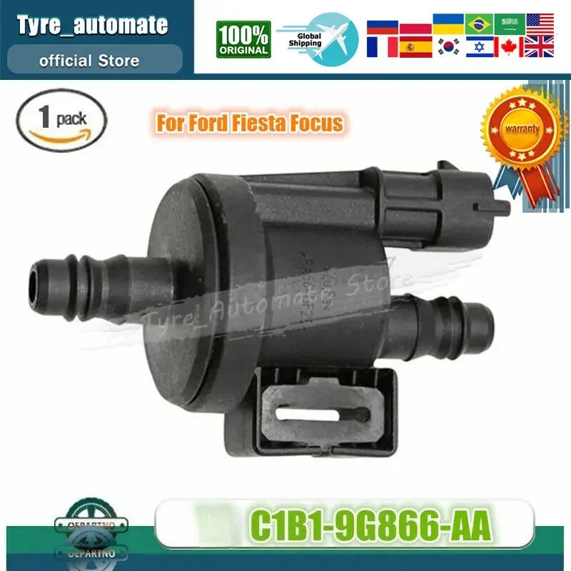 1Piece EVAP Fuel Evaporation Purge Valve For Ford Fiesta Focus C1B1-9G866-AA - Automotive LED Light